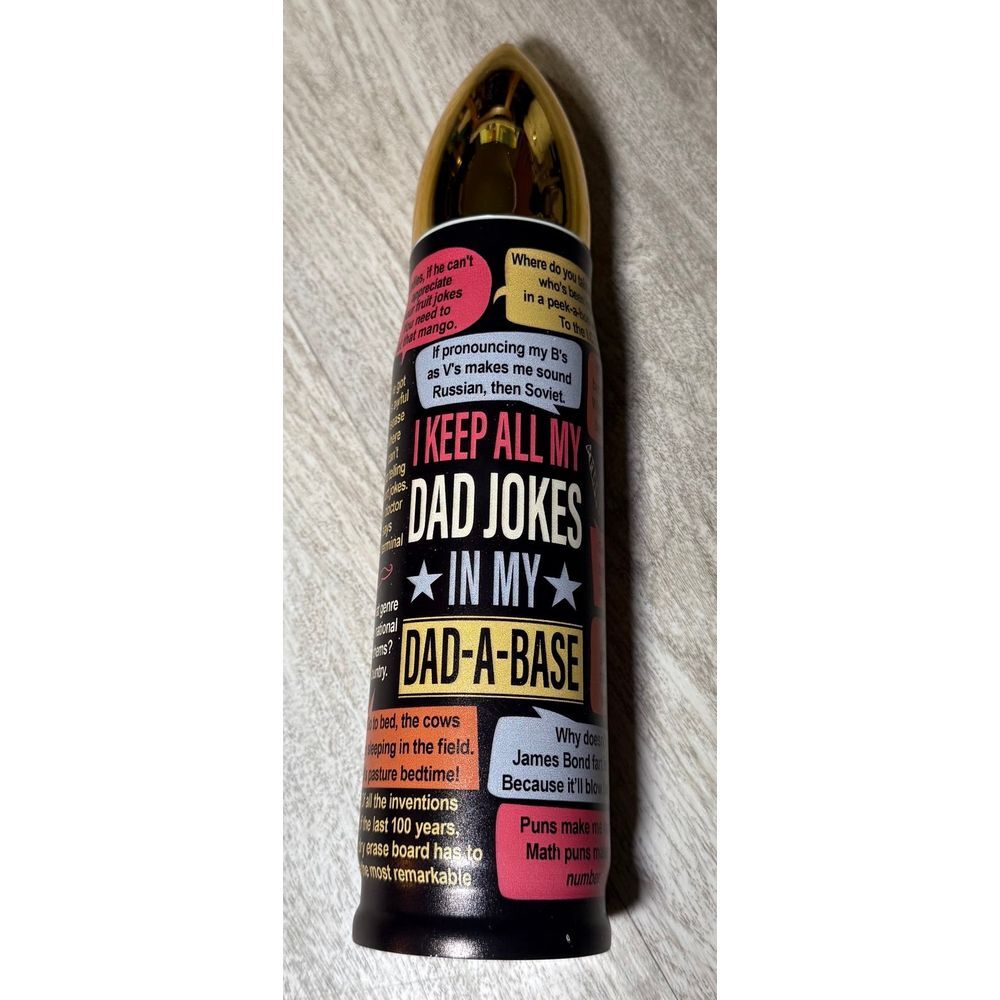 Dad tumbler funny jokes travel cup‎ Father's Day gift NWOT